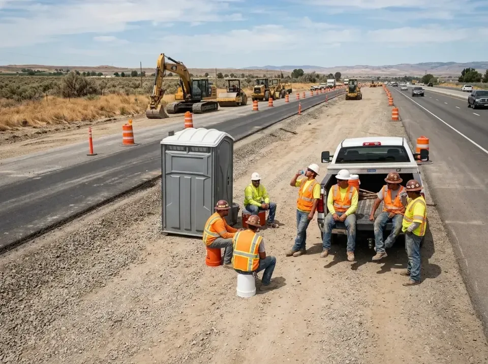 highway-road-construction-crew-007 — frequently asked questions, Porta Potty and Restroom Rentals in Laurel Hill, VA